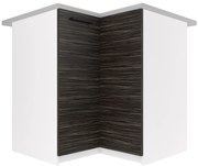 Kuchynská skrinka Belini spodná rohová 90 cm eben kráľovský s pracovnou doskou  TOR SNP90/2/WT/HK/0/B1