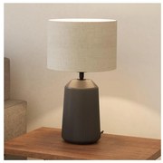 Eglo 900824 - Stolná lampa CAPALBIO 1xE27/40W/230V šedá