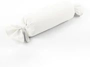 Biante Zamatový vankúš valec bonbon Velvet Brick SVB-202 Smotanovo biely 15x40 cm