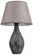 Stolná lampa RAMZES 1xE27/40W/230V šedá