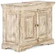 furniture-nabytek.cz - Masívna spodná drezu skriňa Patina Mango, lakovaná, prírodná – 73×33×61 cm