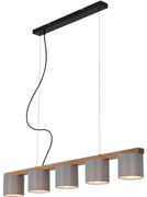 Briloner 4075-054 - Luster na lanku 5xE14/25W/230V