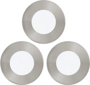Eglo 94734 - SADA 3x LED zapustených stropných svietidiel FUEVA LED/2,7W/230V