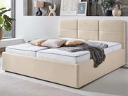 Posteľ Domango 180x200 cm, béžová látka%