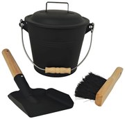 Vedro na popol s kefou a lopatou 4,5l RD52571