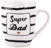 Altom Porcelánový hrnček Super dad, 300 ml