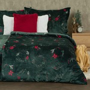 4Home Obliečky mikroflanel Poinsettia, 140 x 220 cm, 70 x 90 cm