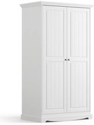 PROXIMA.store - Rustikálna šatníkoa skriňa 2.0 - BELLUNO ELEGANTE FARBA: biela