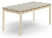 Stôl DECIBEL, 1600x800x720 mm, akustické linoleum, breza/šedá