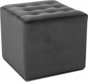 SI Lori Velvet taburetka čierna