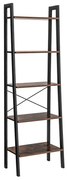 5-poschodová rebríková polica 56,2x32x172,1 cm