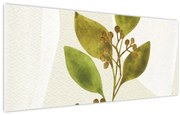 Obraz - Akvarelová vetvička N⁰1 (120x50 cm)