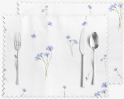 Goldea prestieranie na stôl teflónové - modré nevädze - sada 2ks 30 x 40 cm