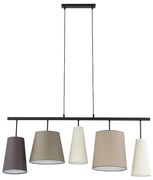 Luster na lanku PEDRO 5xE27/60W/230V béžová