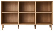 Knižnica v dekore duba v prírodnej farbe 133x75 cm Mistral – Hammel Furniture