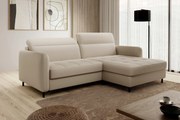 XXXLutz ROHOVÁ SEDAČKA, textil, krémová MID.YOU - Sedačky - 00000L001402