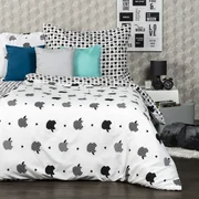 4home Obliečky Appletime micro , 140 x 200 cm, 70 x 90 cm