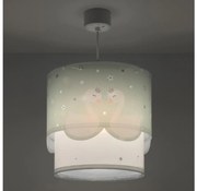 Dalber 61712H - Detský luster SWEET LOVE 1xE27/60W/230V zelená