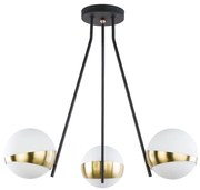 Jupiter 1709 - Luster na tyči ELFA 3xE14/40W/230V mosadz