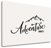 Motivačný obraz na stenu Adventure awaits_002 | rôzne rozmery