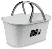 STEFANPLAST Košík na bielizeň Elegance, biely