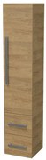 Kúpeľňová skrinka vysoká SAT Cube Way 32,5x162,5x33 cm dub Hickory CUBE3CHV35DH