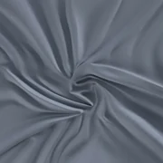 Kvalitex Saténové prestieradlo s gumou tmavosivá, 90 x 200 cm