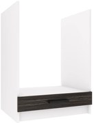 Kuchynská skrinka Belini spodná pre vstavanú rúru 60 cm eben kráľovský bez pracovnej dosky  TOR SDP60/0/WT/HK/0/B1