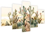 Obraz - Púšť, aquarel (150x105 cm)