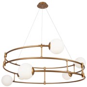 Maytoni MOD317PL-06G - Luster na lanku BALANCE 6xG9/40W/230V medená