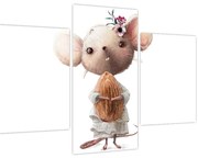 Obraz - Akvarelové zvieratko N⁰2 (90x60 cm)