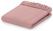 Džersejová napínacia plachta, nadmerná veľkosť, ružová