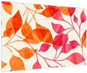 Obraz - Oranžové lístie (90x60 cm)