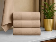 Sada uterákov CARRARA 30x30 cm svetlohnedá 100% bavlna, 3 ks