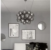 ByRydens 4200650-4505 - Luster na lanku GROSS GRANDE 8xG9/4W/230V dymová/čierna