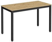 Jedálenský stôl TESSA dub artisan / čierne nohy