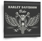 Sablio Obraz Harley-Davidson S krídlami - 50x50 cm