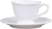 Porcelánová šálka s tanierikom espresso Provence lace - 7cm / 100 ml