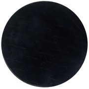 TZ Čierny okrúhly koberec 3D Rabbit Rozmer: 120 cm