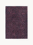 Ručne tuftovaný vlnený koberec's reliéfnou štruktúrou Monty