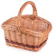 Nákupný kôš prútený Jente VIII.š. 39 x hl. 33 x v. 19/30(cm)