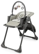 KINDERKRAFT - Detská jedálenská stolička TUMMIE šedá