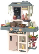 MULTISTORE Detská kuchyňa LED zvuky vodná para generátor príslušenstvo