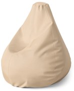 Sablio Sedací vak Pear Svetlá béžová - 140 x 100 x 25 cm