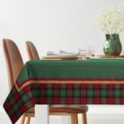 VIANOČNÝ GOBELÍNOVÝ OBRUS STAR 90X90 CM VZOROVANÝ