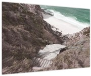 Obraz - Cesta k smaragdovému moru (90x60 cm)