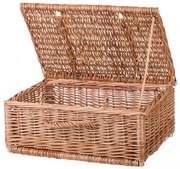 Prútený box, zásuvka, s vekom a zámkom