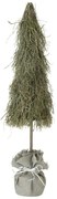 Dekoračné prírodné stromček v jute - Ø15 * 67 cm