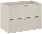 Závěsná skříňka pod umyvadlo Bella Cashmere 2S 80 cm kašmír