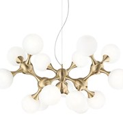 Ideal Lux - Luster na lanku NODI 15xE14/28W/230V mosadz